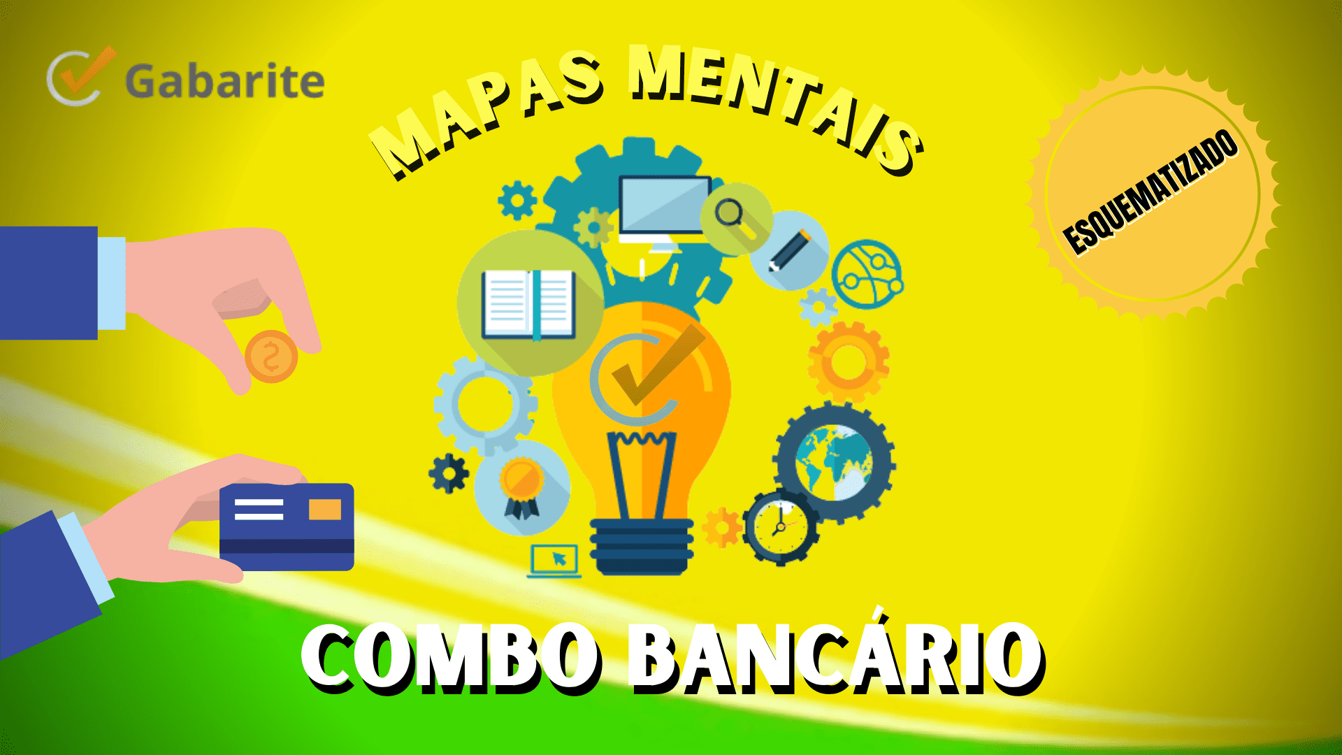 Combo Bancário - 600 Mapas Mentais + 20.000 Questões + 6 E-books