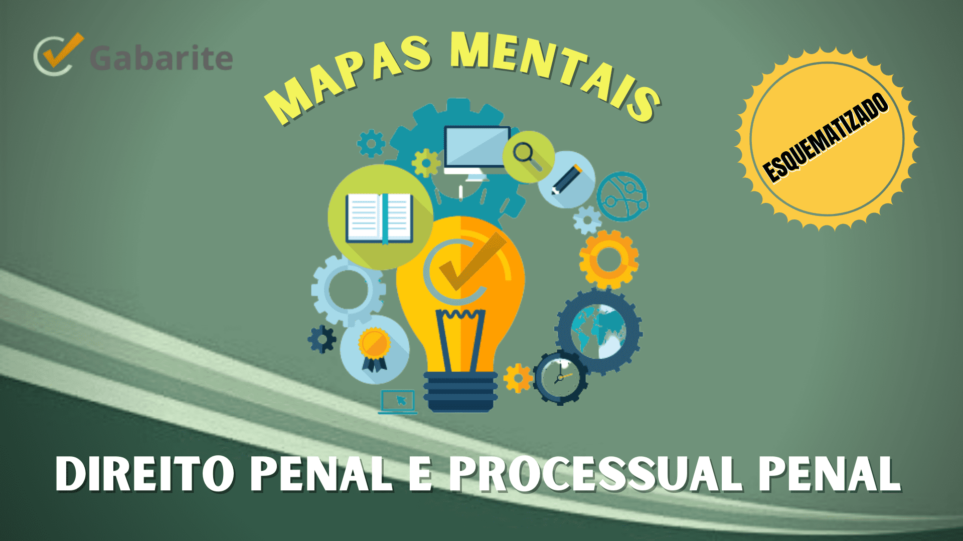 Direito Penal e Processual Penal - 100 Mapas Mentais + 20.000 Questões + 6 E-books