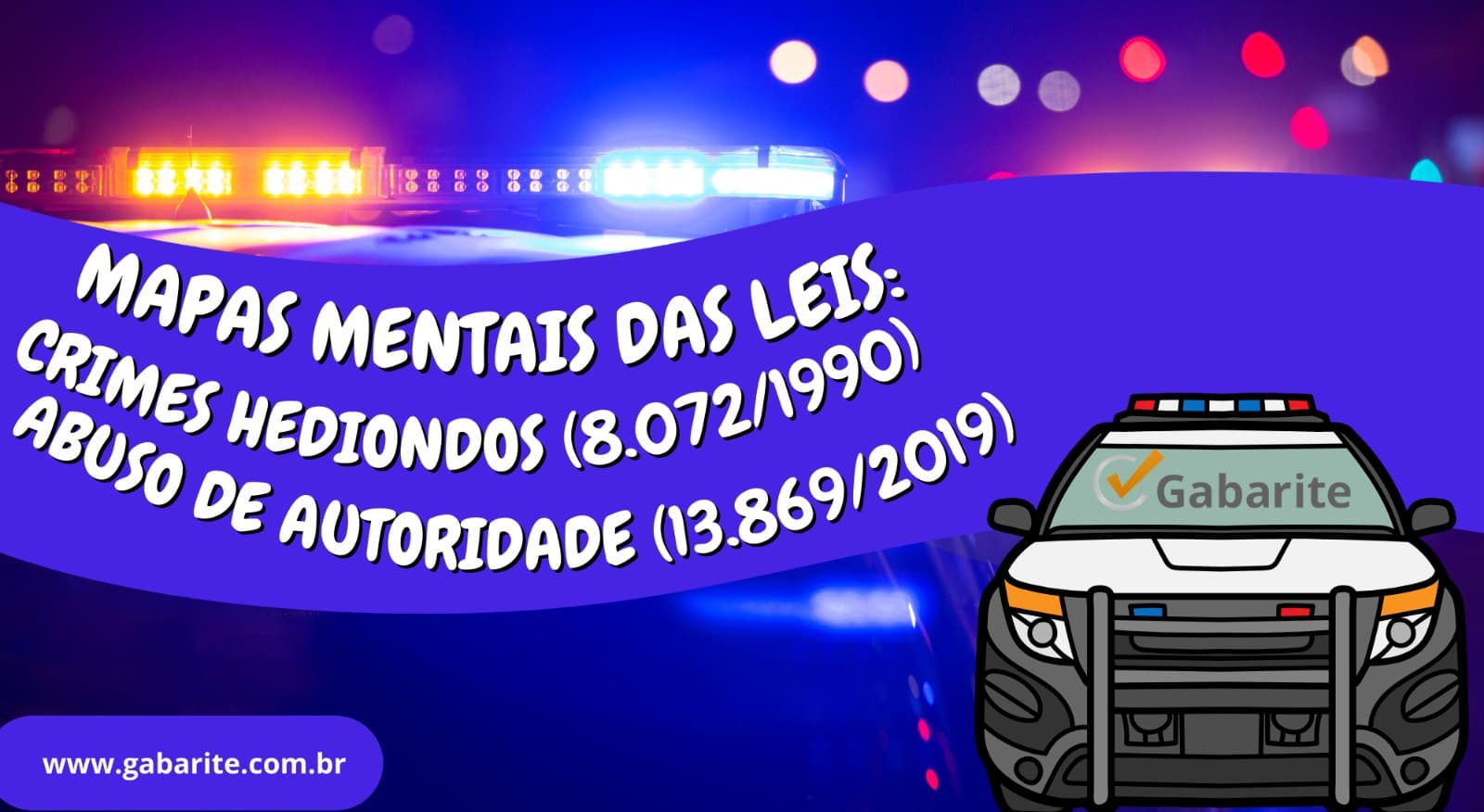 Mapas Mentais de Crimes Hediondos e Abuso de Autoridade